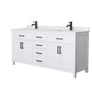 Beckett 72" Free Standing Double Basin Vanity Set with Cabinet and Cultured Marble Vanity Top - image 10