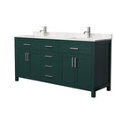 Beckett 72" Free Standing Double Basin Vanity Set with Cabinet and Cultured Marble Vanity Top - image 16