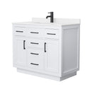 Beckett TK 42" Free Standing Single Basin Vanity Set with Cabinet and Quartz Vanity Top - image 13