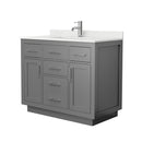 Beckett TK 42" Free Standing Single Basin Vanity Set with Cabinet and Quartz Vanity Top - image 16