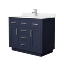 Beckett TK 42" Free Standing Single Basin Vanity Set with Cabinet and Quartz Vanity Top - image 21