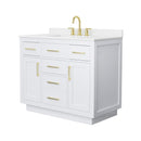 Beckett TK 42" Free Standing Single Basin Vanity Set with Cabinet and Quartz Vanity Top - image 9