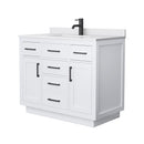 Beckett TK 42" Free Standing Single Basin Vanity Set with Cabinet and Cultured Marble Vanity Top - image 13