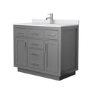 Beckett TK 42" Free Standing Single Basin Vanity Set with Cabinet and Cultured Marble Vanity Top - image 15