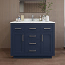 Beckett TK 42" Free Standing Single Basin Vanity Set with Cabinet and Quartz Vanity Top - image 1