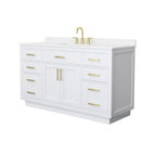 Beckett TK 60" Free Standing Single Basin Vanity Set with Cabinet and Quartz Vanity Top - image 9