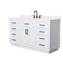 Beckett TK 60" Free Standing Single Basin Vanity Set with Cabinet and Quartz Vanity Top - image 11
