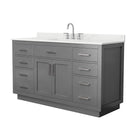 Beckett TK 60" Free Standing Single Basin Vanity Set with Cabinet and Quartz Vanity Top - image 14