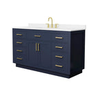 Beckett TK 60" Free Standing Single Basin Vanity Set with Cabinet and Quartz Vanity Top - image 21