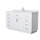 Beckett TK 60" Free Standing Single Basin Vanity Set with Cabinet and Cultured Marble Vanity Top - image 9