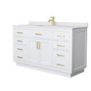 Beckett TK 60" Free Standing Single Basin Vanity Set with Cabinet and Cultured Marble Vanity Top - image 11