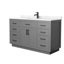 Beckett TK 60" Free Standing Single Basin Vanity Set with Cabinet and Cultured Marble Vanity Top - image 20