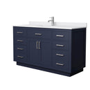Beckett TK 60" Free Standing Single Basin Vanity Set with Cabinet and Cultured Marble Vanity Top - image 21