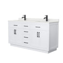 Beckett TK 66" Free Standing Double Basin Vanity Set with Cabinet and Quartz Vanity Top - image 12