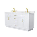 Beckett TK 66" Free Standing Double Basin Vanity Set with Cabinet and Quartz Vanity Top - image 9