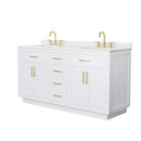 Beckett TK 66" Free Standing Double Basin Vanity Set with Cabinet and Quartz Vanity Top - image 10