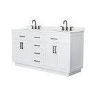 Beckett TK 66" Free Standing Double Basin Vanity Set with Cabinet and Quartz Vanity Top - image 12