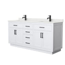 Beckett TK 72" Free Standing Double Basin Vanity Set with Cabinet and Quartz Vanity Top - image 12