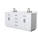 Beckett TK 72" Free Standing Double Basin Vanity Set with Cabinet and Quartz Vanity Top - image 12