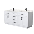 Beckett TK 72" Free Standing Double Basin Vanity Set with Cabinet and Cultured Marble Vanity Top - image 18