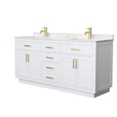 Beckett TK 72" Free Standing Double Basin Vanity Set with Cabinet and Cultured Marble Vanity Top - image 20