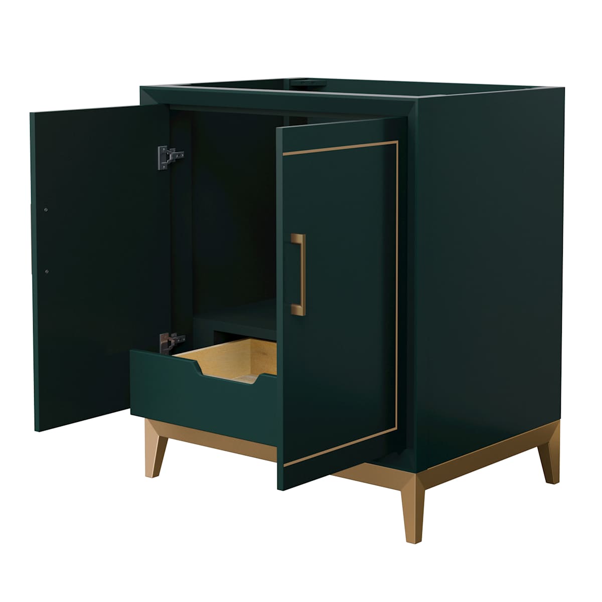 Marlena 30" Single Free Standing Vanity Cabinet Only - Less Vanity Top