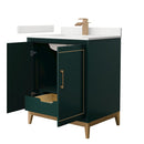 Marlena 30" Free Standing Single Basin Vanity Set with Cabinet and Quartz Vanity Top - image 14