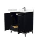 Marlena 30" Free Standing Single Basin Vanity Set with Cabinet and Quartz Vanity Top - image 19
