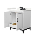Marlena 30" Free Standing Single Basin Vanity Set with Cabinet and Quartz Vanity Top - image 13