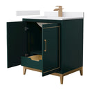 Marlena 30" Free Standing Single Basin Vanity Set with Cabinet and Cultured Marble Vanity Top - image 13
