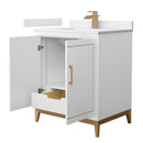 Marlena 30" Free Standing Single Basin Vanity Set with Cabinet and Cultured Marble Vanity Top - image 19