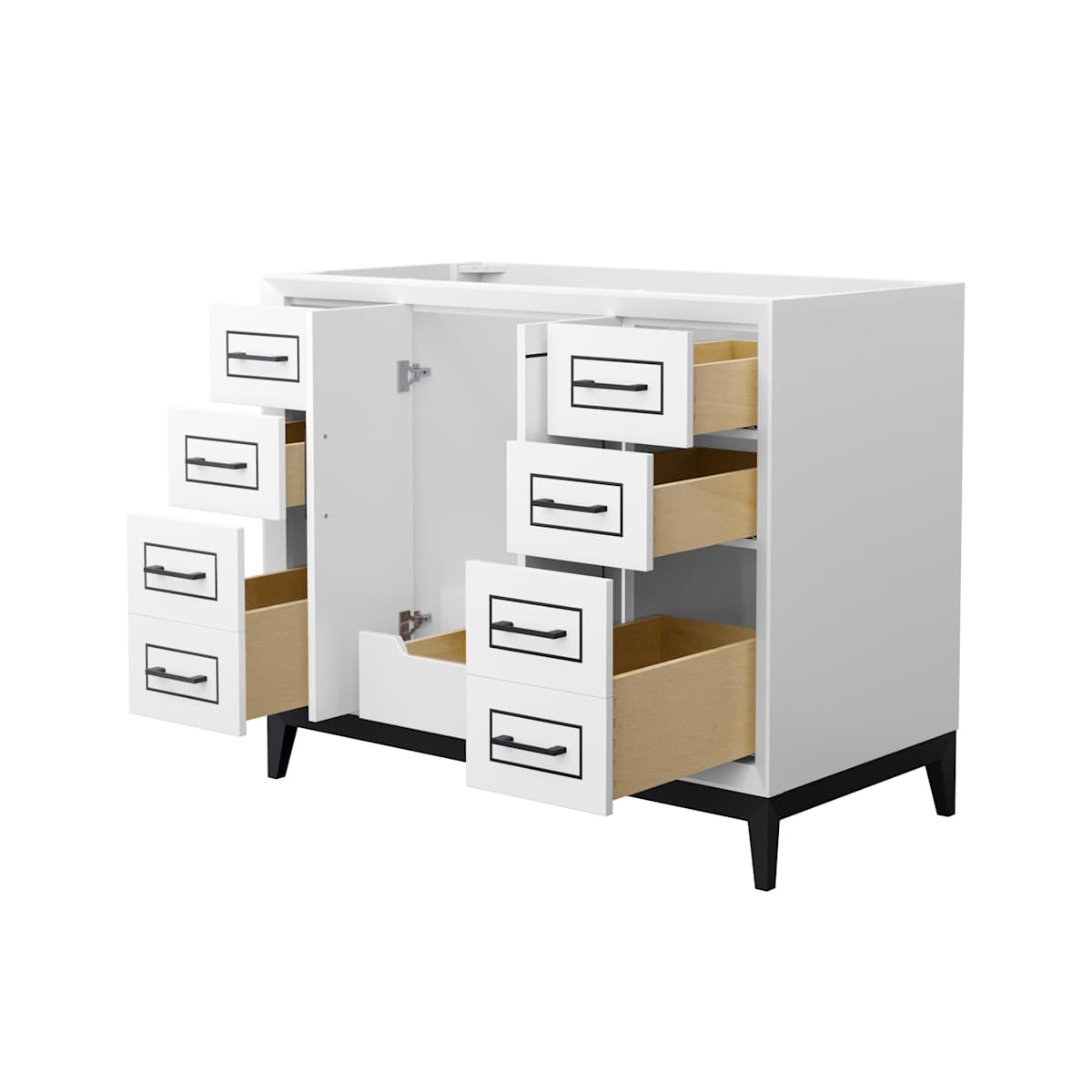 Marlena 42" Single Free Standing Vanity Cabinet Only - Less Vanity Top - image 19