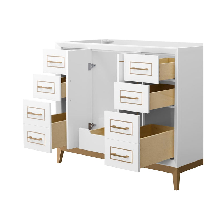 Marlena 42" Single Free Standing Vanity Cabinet Only - Less Vanity Top - image 21