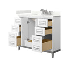 Marlena 42" Free Standing Single Basin Vanity Set with Cabinet and Quartz Vanity Top - image 2