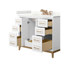 Marlena 42" Free Standing Single Basin Vanity Set with Cabinet and Quartz Vanity Top - image 11