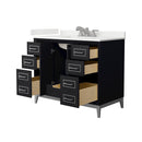 Marlena 42" Free Standing Single Basin Vanity Set with Cabinet and Quartz Vanity Top - image 18