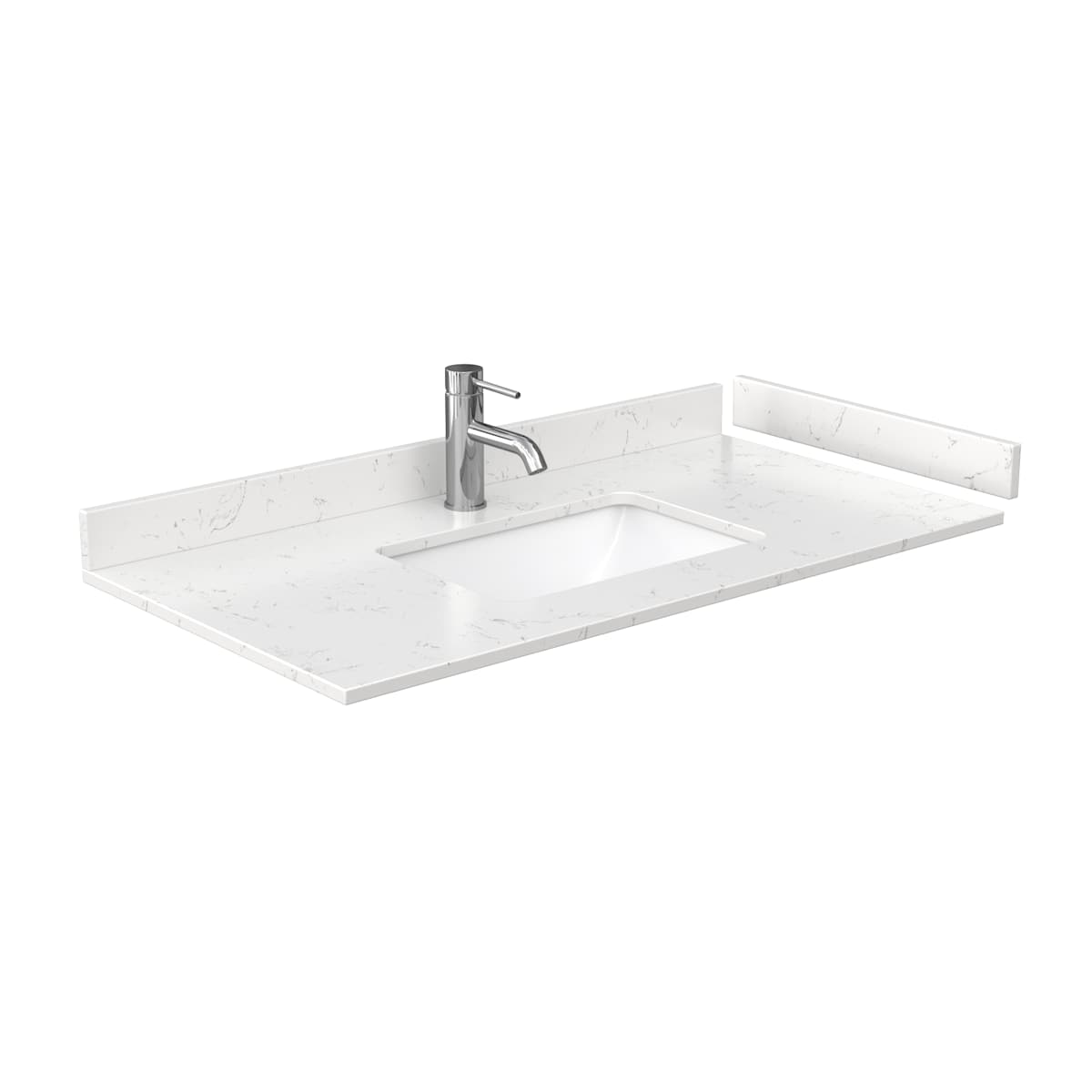 Marlena 42" Free Standing Single Basin Vanity Set with Cabinet and Cultured Marble Vanity Top - image 5