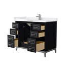 Marlena 42" Free Standing Single Basin Vanity Set with Cabinet and Cultured Marble Vanity Top - image 9
