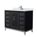 Marlena 42" Free Standing Single Basin Vanity Set with Cabinet and Marble Vanity Top - image 1