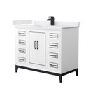 Marlena 42" Free Standing Single Basin Vanity Set with Cabinet and Cultured Marble Vanity Top - image 1