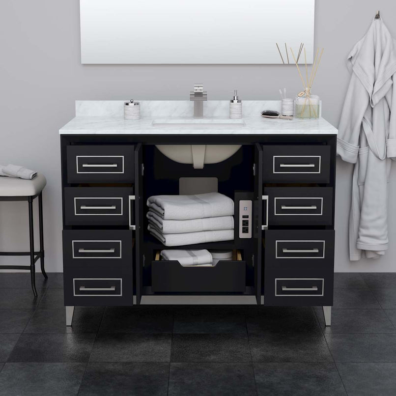 Marlena 48" Single Free Standing Vanity Cabinet Only - Less Vanity Top - image 3