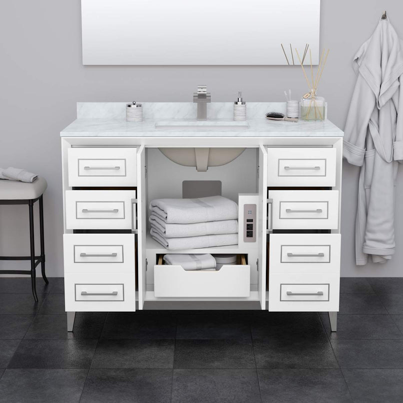 Marlena 48" Single Free Standing Vanity Cabinet Only - Less Vanity Top - image 16