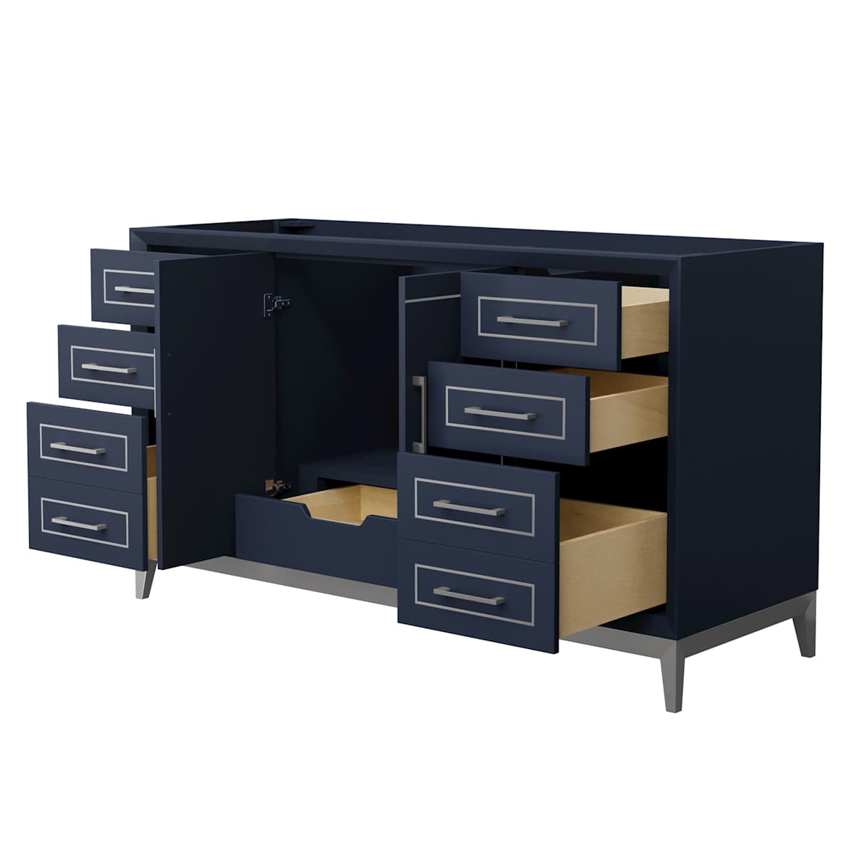Marlena 60" Single Free Standing Vanity Cabinet Only - Less Vanity Top