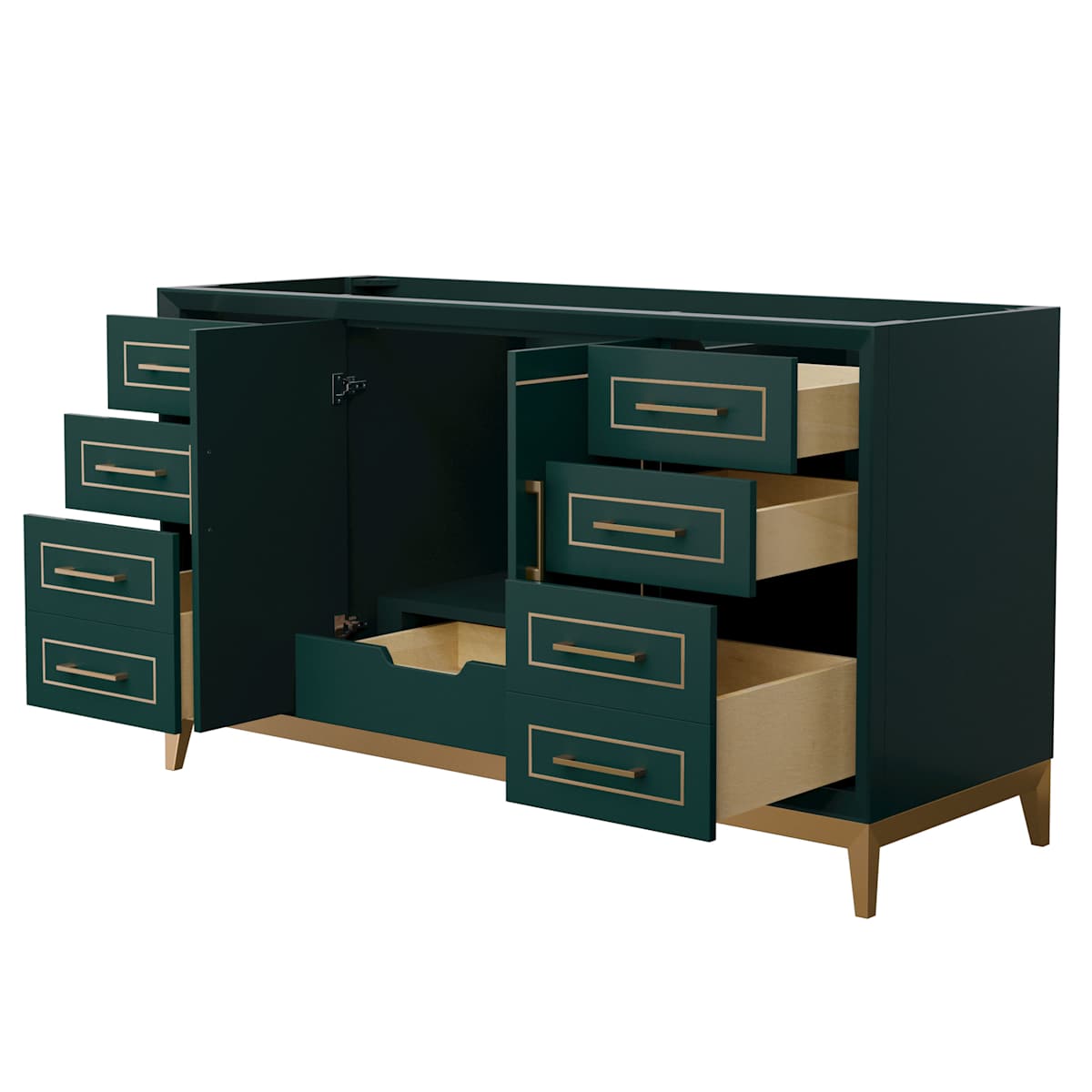 Marlena 60" Single Free Standing Vanity Cabinet Only - Less Vanity Top - image 11