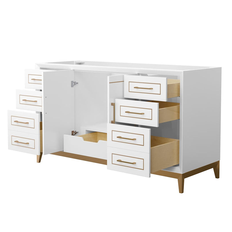 Marlena 60" Single Free Standing Vanity Cabinet Only - Less Vanity Top - image 21