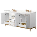 Marlena 72" Free Standing Double Basin Vanity Set with Cabinet and Quartz Vanity Top - image 12