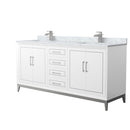 Marlena 72" Free Standing Double Basin Vanity Set with Cabinet and Marble Vanity Top - image 1