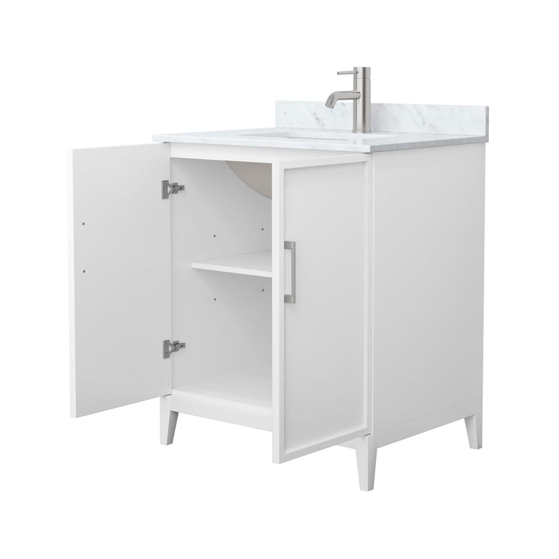 Elan 30" Free Standing Single Basin Vanity Set with Cabinet and Marble Vanity Top - image 8