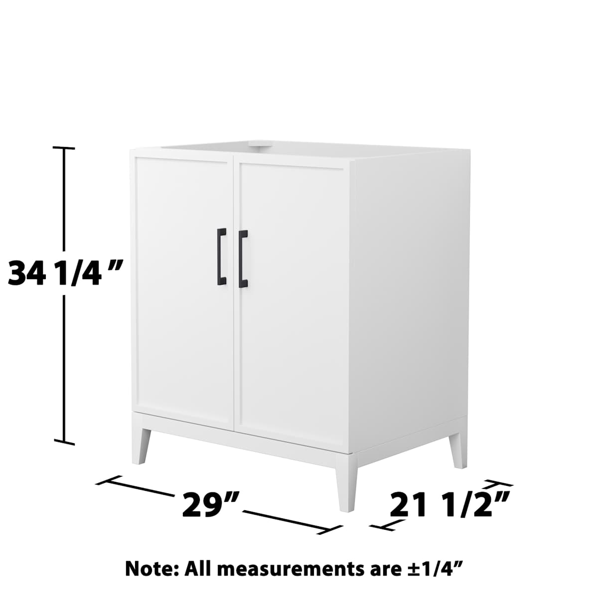 Elan 29" Single Free Standing Vanity Cabinet Only - Less Vanity Top