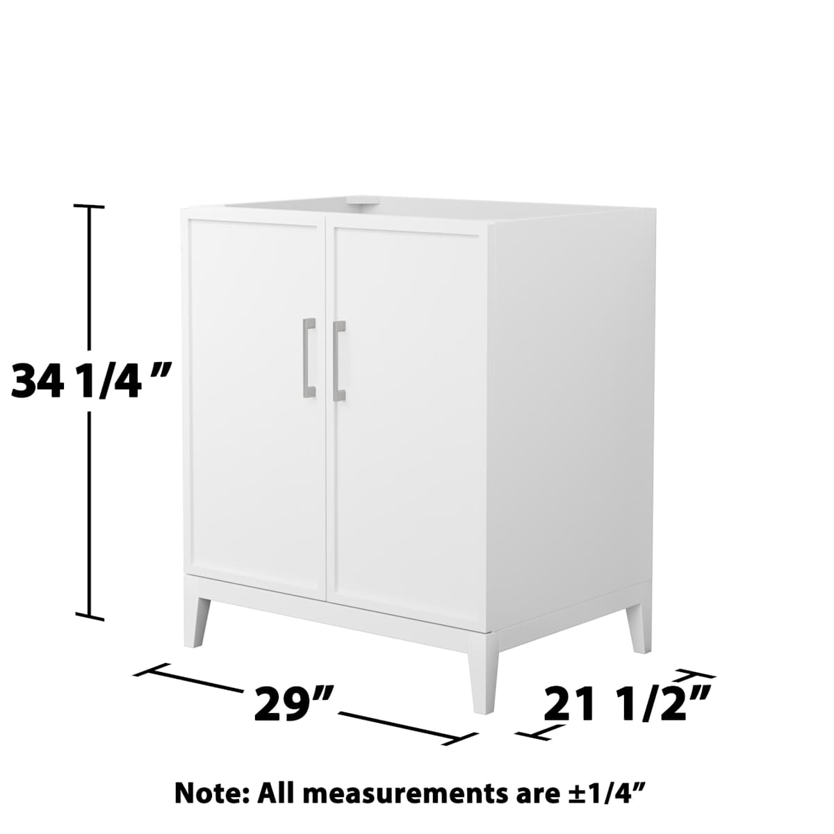 Elan 29" Single Free Standing Vanity Cabinet Only - Less Vanity Top - image 10